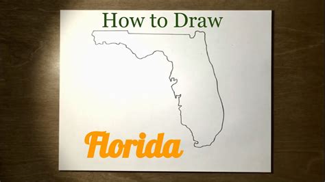 flerida drawing|florida drawing easy.